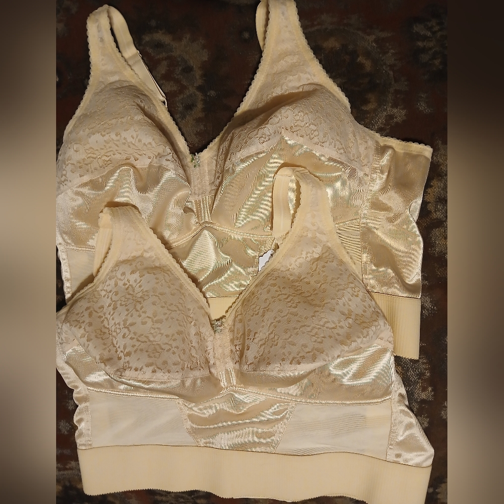 Two Jodee 1115 Unique Jodee® Longline Mastectomy Bras NEW Without Tags.